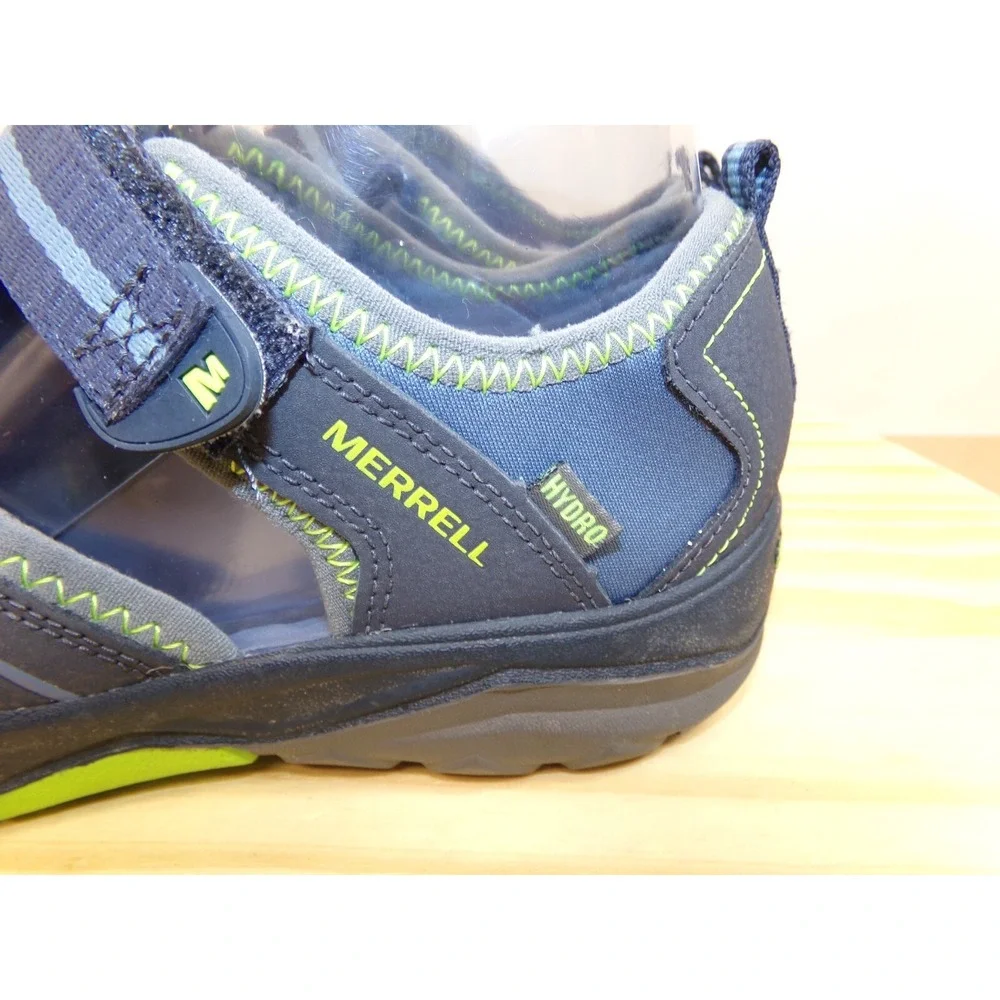 Merrell Hydro Hiking Sandals Mens Blue Size 6 W‎ Adjustable Water Shoes MY53375